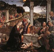Domenico Ghirlandaio Adoration of the Shepherds oil painting on canvas